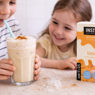 מילקשייק קרמל קרמי (ללא סוכר)