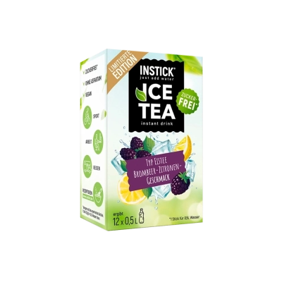 Sugar-Free Blackberry & Lemon Iced Tea with Black Tea Extract, 12 Sticks &times; 0,5-1 L — Product image