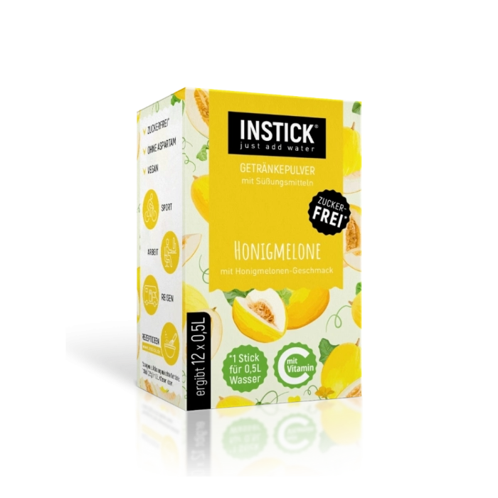 Sugar-Free Melon Drink, 12 Sticks × 0,5-1 L — product image