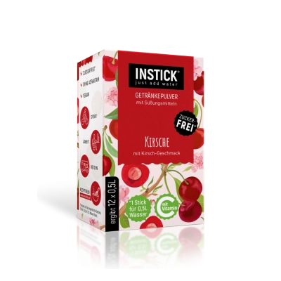 Sugar-Free Cherry Drink, 12 Sticks &times; 0,5-1 L — Product image