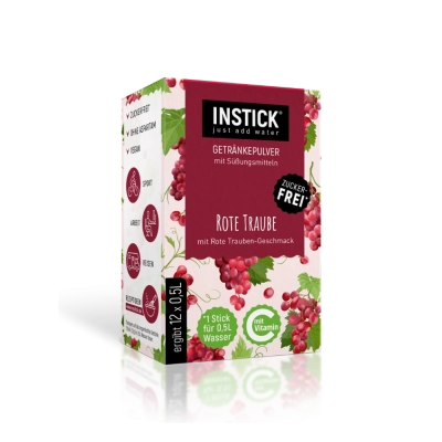 Sugar-Free Red Grape Drink, 12 Sticks &times; 0,5-1 L — Product image