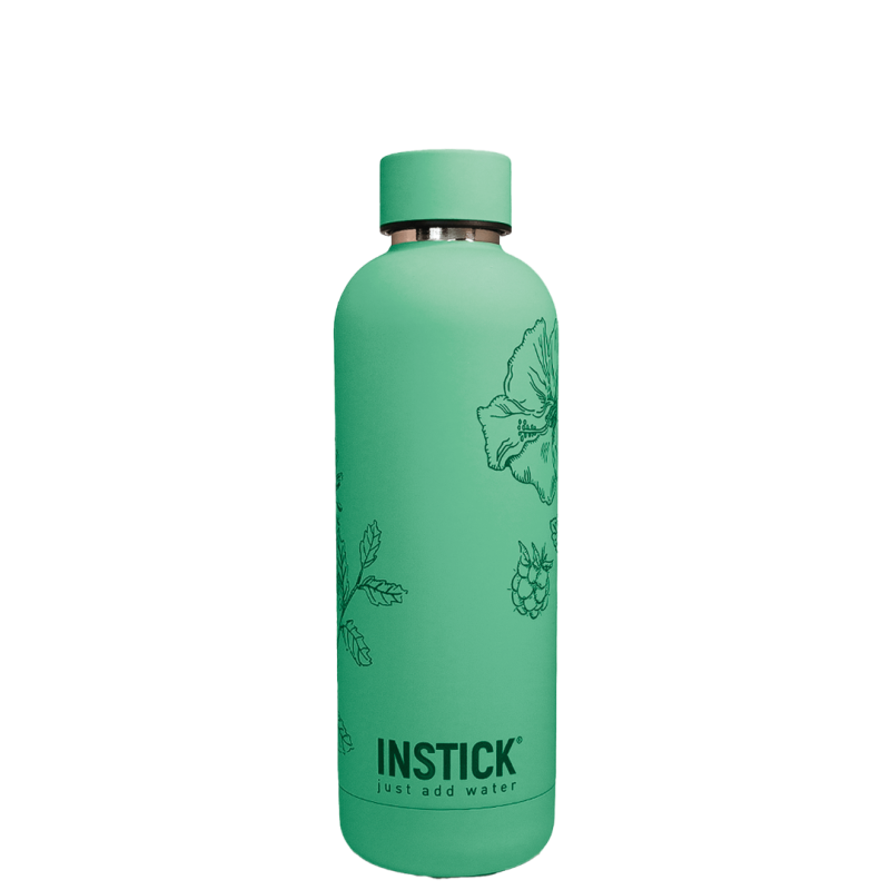 Художественная термобутылка яблочно-зелёная (0.5 л)