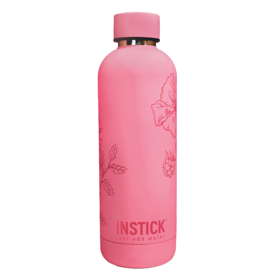 Художественная термобутылка розовая (0.75 л)