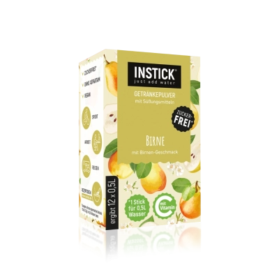Sugar-Free Pear Drink, 12 Sticks &times; 0,5-1 L — Product image