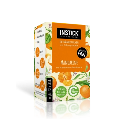Sugar-Free Mandarin Drink, 12 Sticks &times; 0,5-1 L — Product image