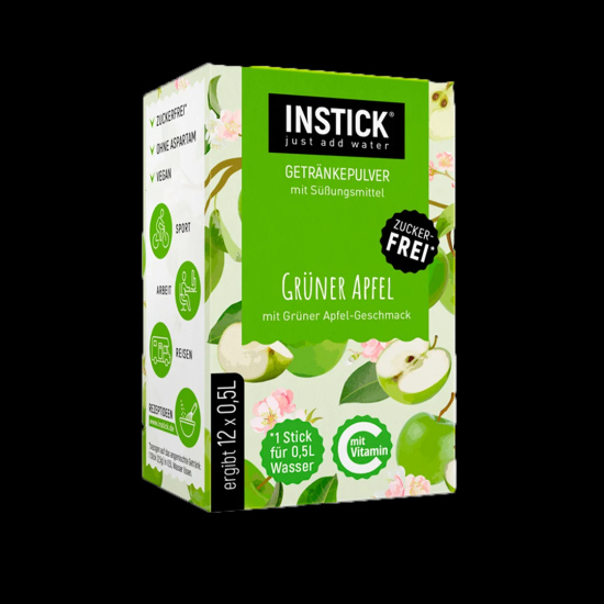 Sugar-free green apple-flavored beverage