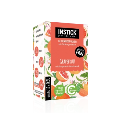 Sugar-Free Grapefruit Drink, 12 Sticks &times; 0,5-1 L — Product image