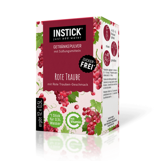 Red-grape flavored drink powder