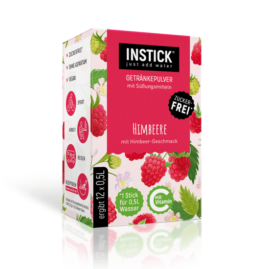 Sugar-free raspberry drink