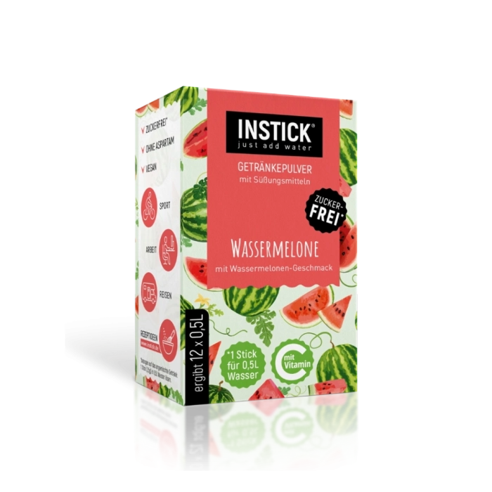 Sugar-Free Watermelon Drink, 12 Sticks × 0,5-1 L — product image