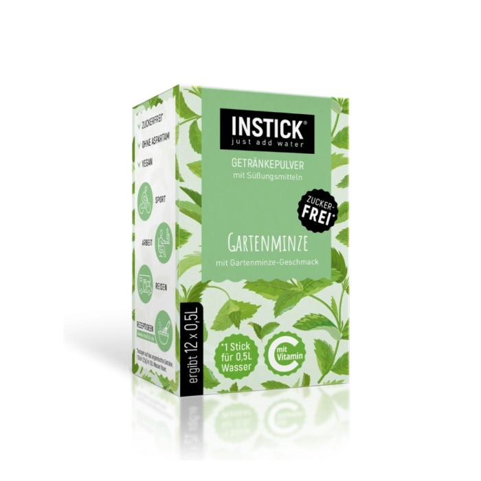 Sugar-Free Garden Mint Drink, 12 Sticks × 0,5-1 L — product image