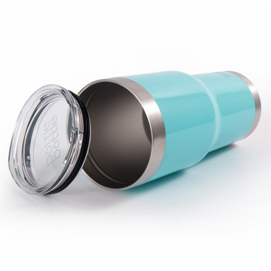 Botel Botel' Insulated Stainless Steel Mug, Travel Cup for Hot Drinks 880ml, blue