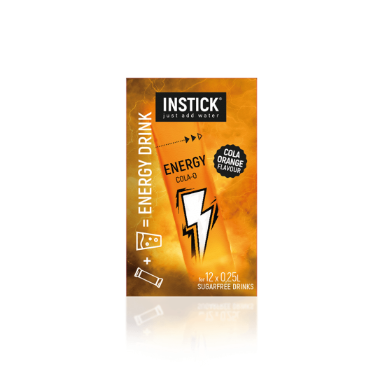 In English: Energy Cola-O – 12 units of 0.25 liters sugar-free energy drink