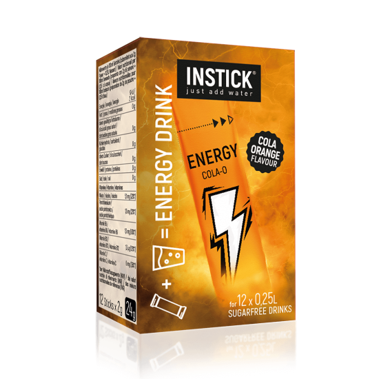 In English: Energy Cola-O – 12 units of 0.25 liters sugar-free energy drink