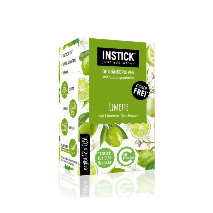 Sugar-Free Lime Drink, 12 Sticks × 0,5-1 L — product image