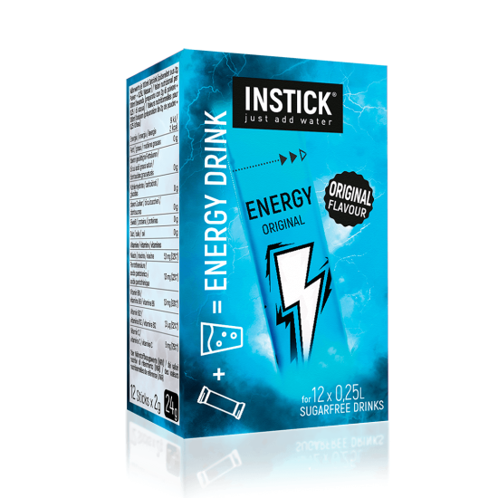 Sugar-Free Energy Drink, Original Flavor – 12 units of 0.25 liters each