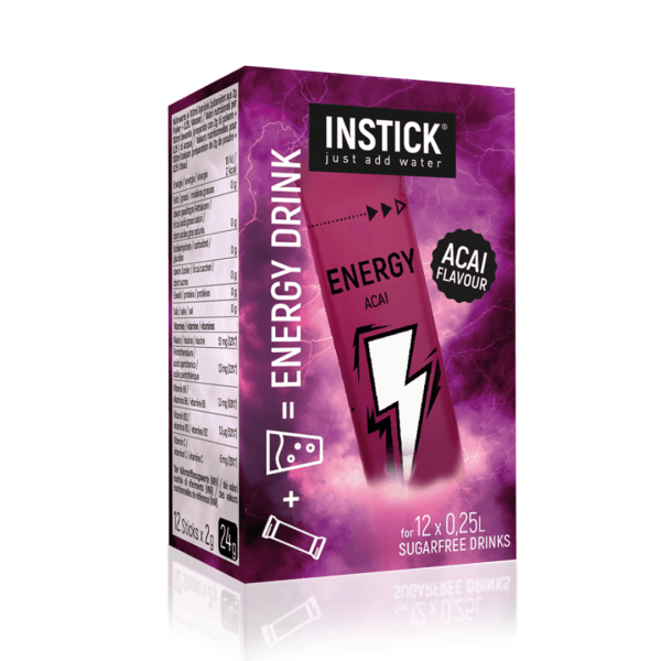 Sugar-free açai energy drink – 12 sticks for 0.25 L preparation