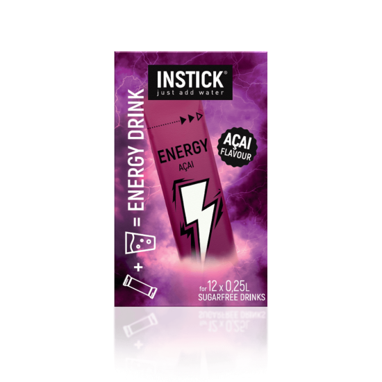 Sugar-free açai energy drink – 12 sticks for 0.25 L preparation