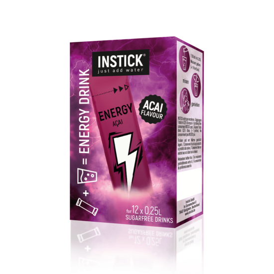 Sugar-free açai energy drink – 12 sticks for 0.25 L preparation