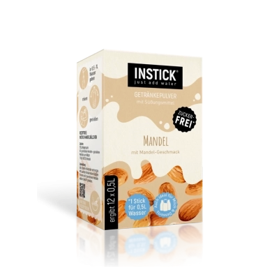 Sugar-Free Almond Milk Drink, 12 Sticks &times; 0.5 L — Product image