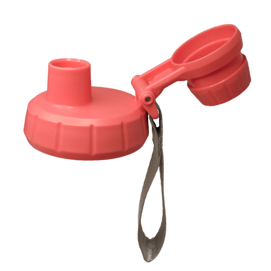 Rounded thermal water bottle with handle Flamingo-pink (0.7 L)