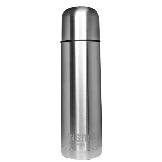 Thermos with cup silver (1 L)