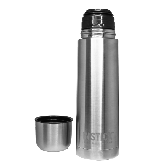 Thermos with cup silver (1 L)