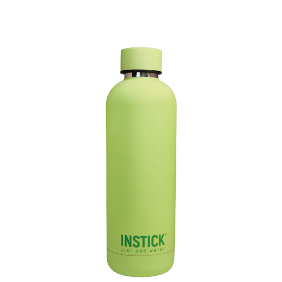 Lime-green thermal water bottle (0.5 L)