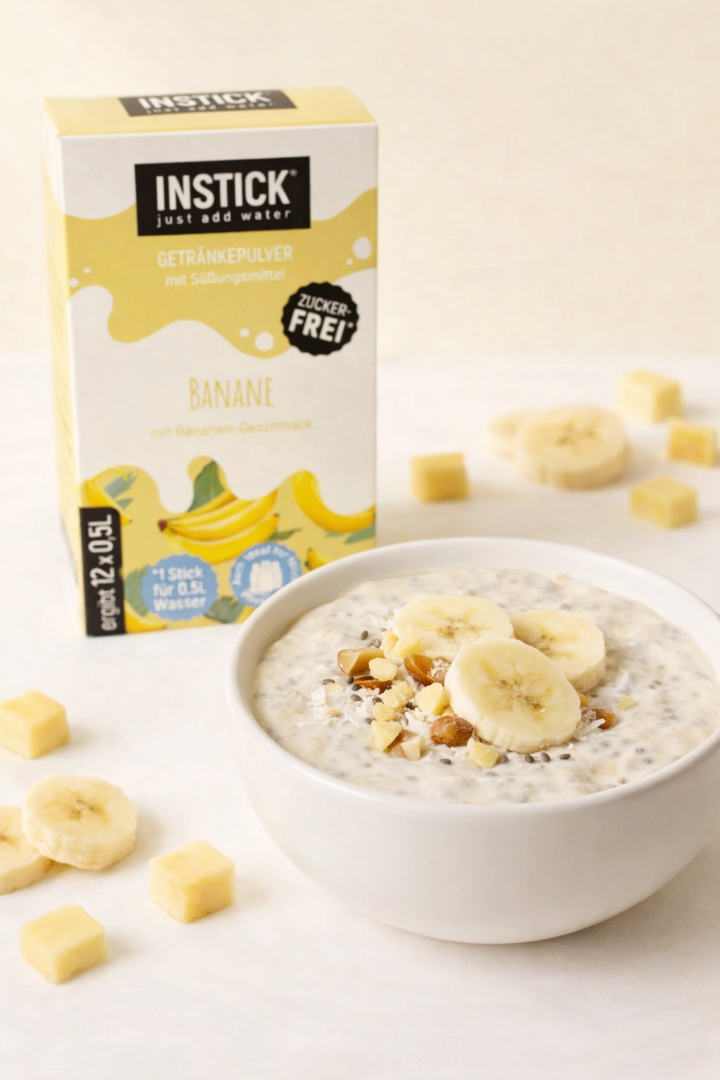 פודינג בננה ויוגורט ללא סוכר