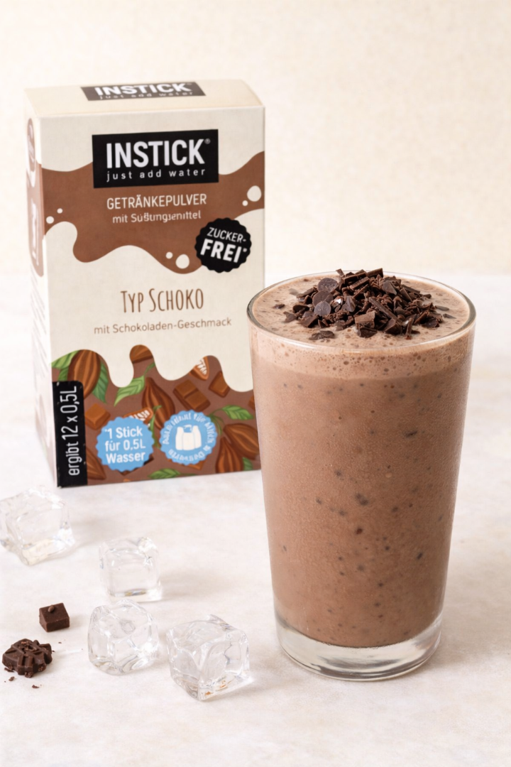 מילקשייק שוקולד קרמי ללא סוכר