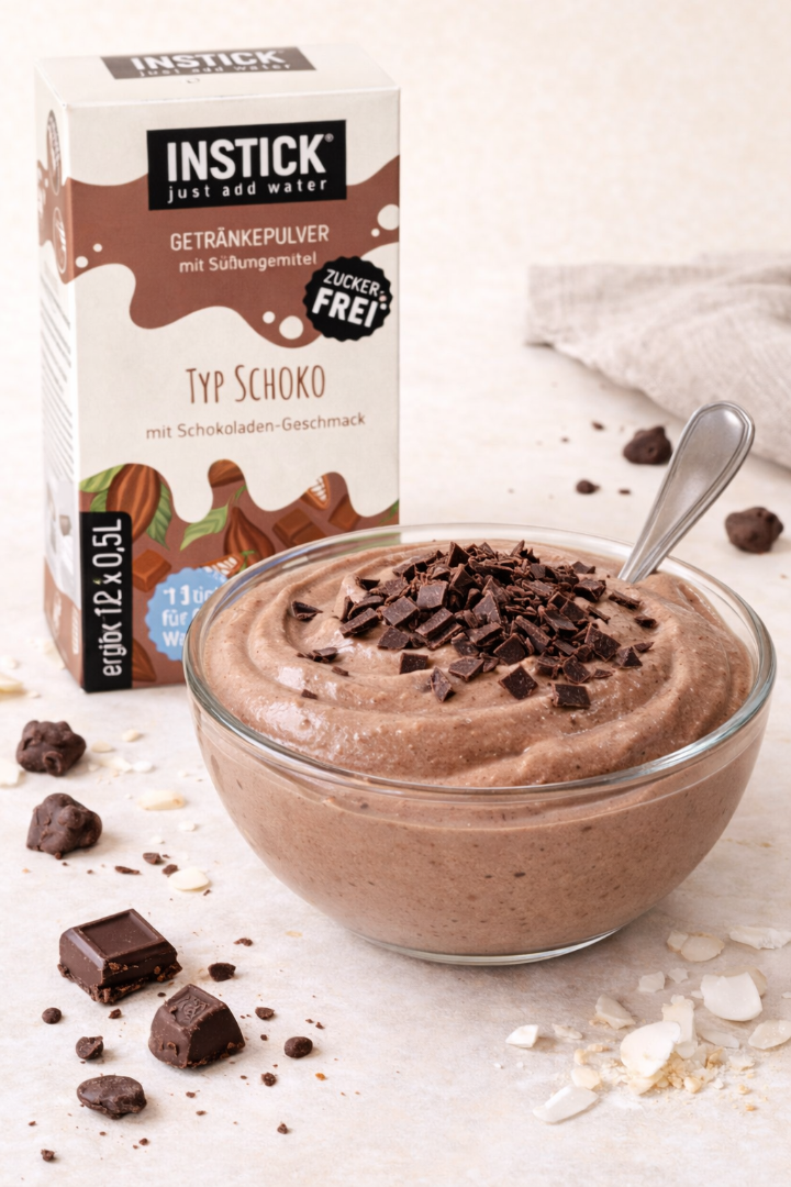 יוגורט שוקולד מוקצף ללא סוכר