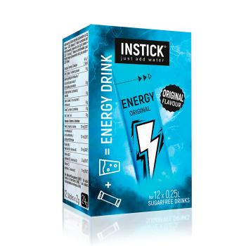 משקה אנרגיה ללא סוכר בטעם אוריג'ינל - 12 יחידות ל-0.25 ליטר