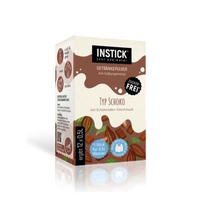 Boisson lact&eacute;e sans sucre Chocolat, 12 sticks &times; 0,5 L — Image du produit
