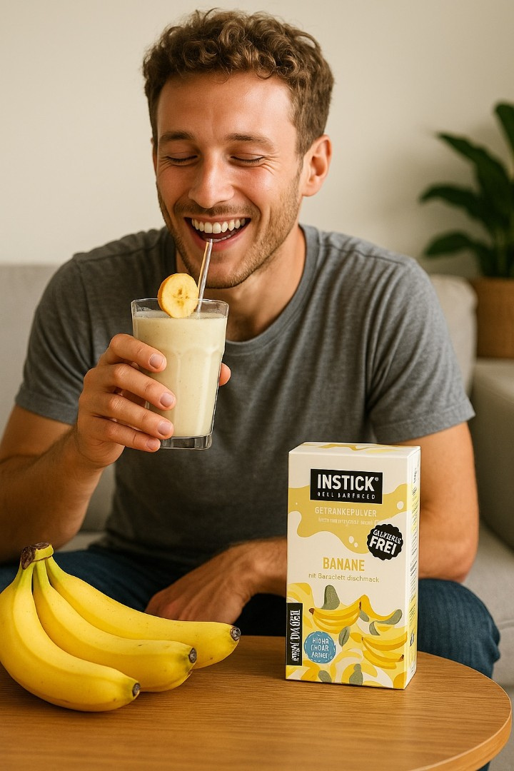 שייק בננה טבעוני ועשיר