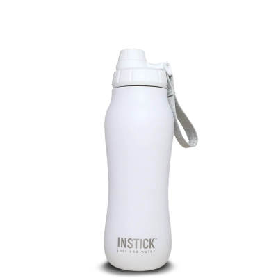 בקבוק תרמי Curvy INSTICK 1.2 ל׳ &mdash; לבן — תמונת מוצר