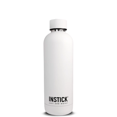 בקבוק תרמי Slim INSTICK 0.5 ל׳ &mdash; לבן — תמונת מוצר