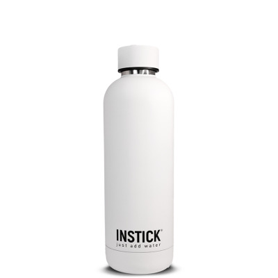 בקבוק תרמי Slim INSTICK 0.5 ל׳ &mdash; לבן