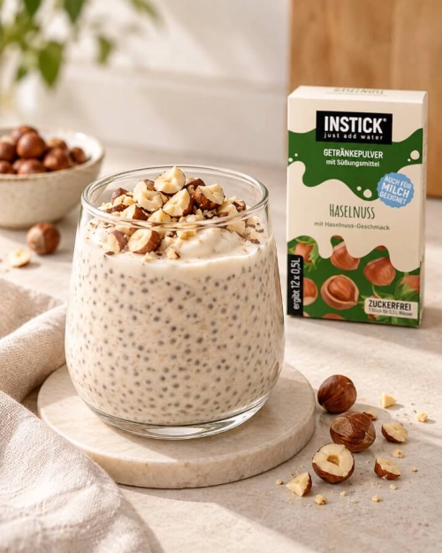 Hazelnut Chia Pudding