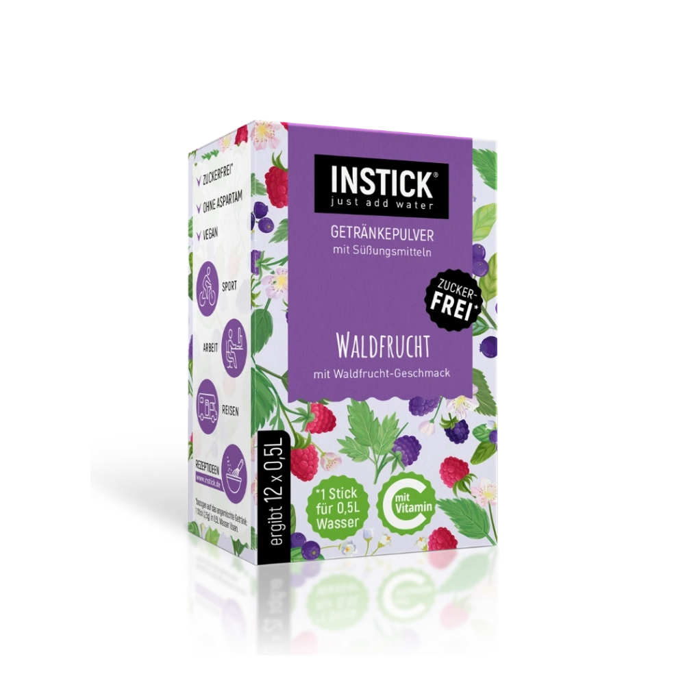 Sugar-Free Forest Berries Drink, 12 Sticks &times; 0,5-1 L — Product image