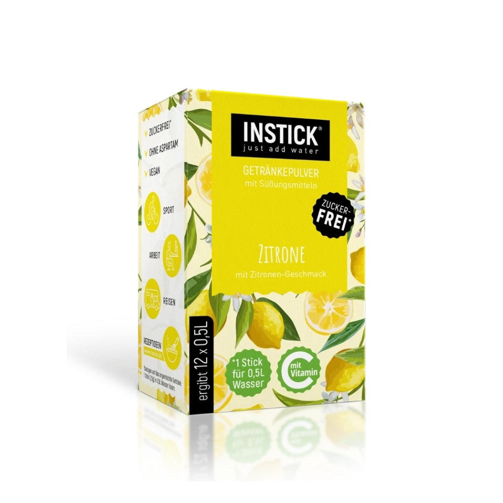 Sugar-Free Lemon Drink, 12 Sticks &times; 0,5-1 L — Product image