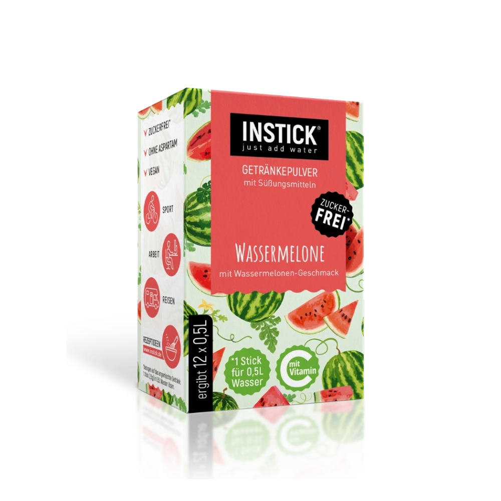 Sugar-Free Watermelon Drink, 12 Sticks &times; 0,5-1 L — Product image