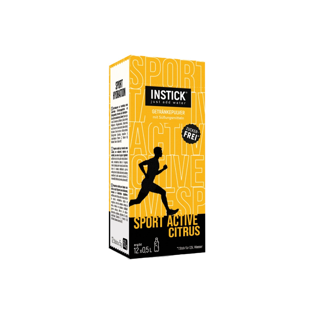 Sugar-Free Citrus Isotonic Drink, 12 Sticks &times; 0.5 L