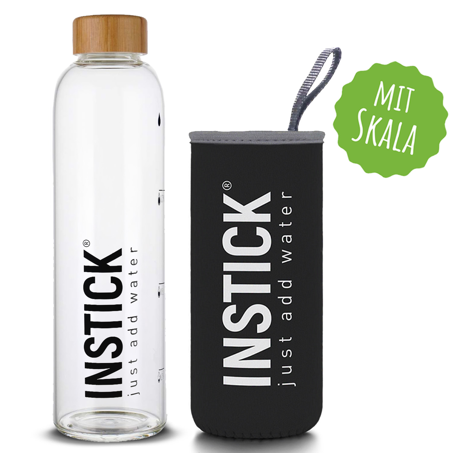 INSTICK glass bottle 1 L — Product image