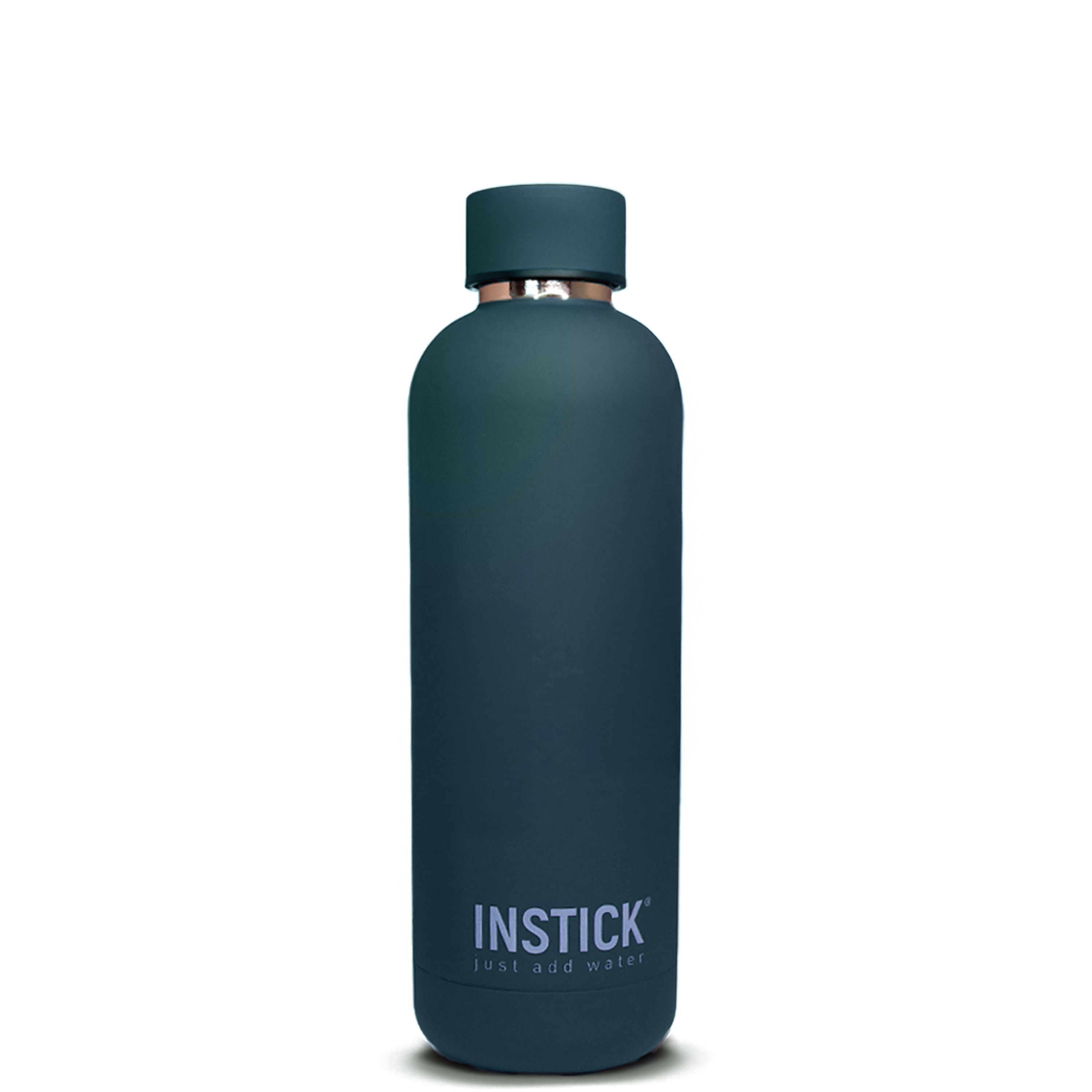 Bouteille isotherme INSTICK Slim, 0,5 L &mdash; bleu marine