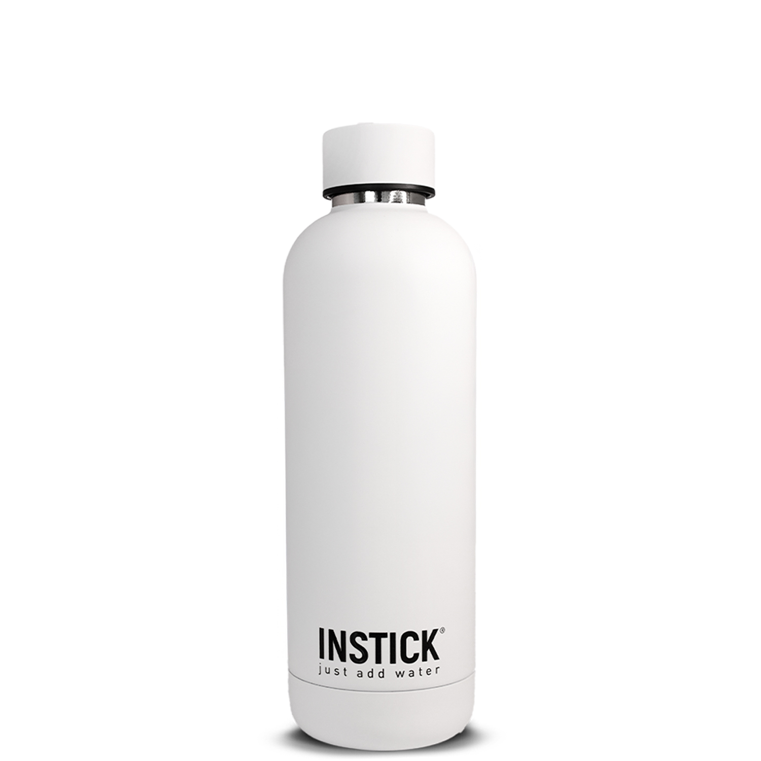 INSTICK Slim insulated bottle 0.5 L &mdash; White
