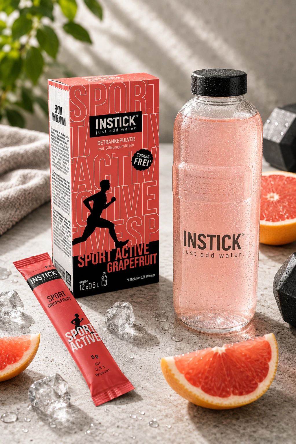 Sugar-Free Grapefruit Isotonic Drink, 12 Sticks &times; 0.5 L — Alternate product image