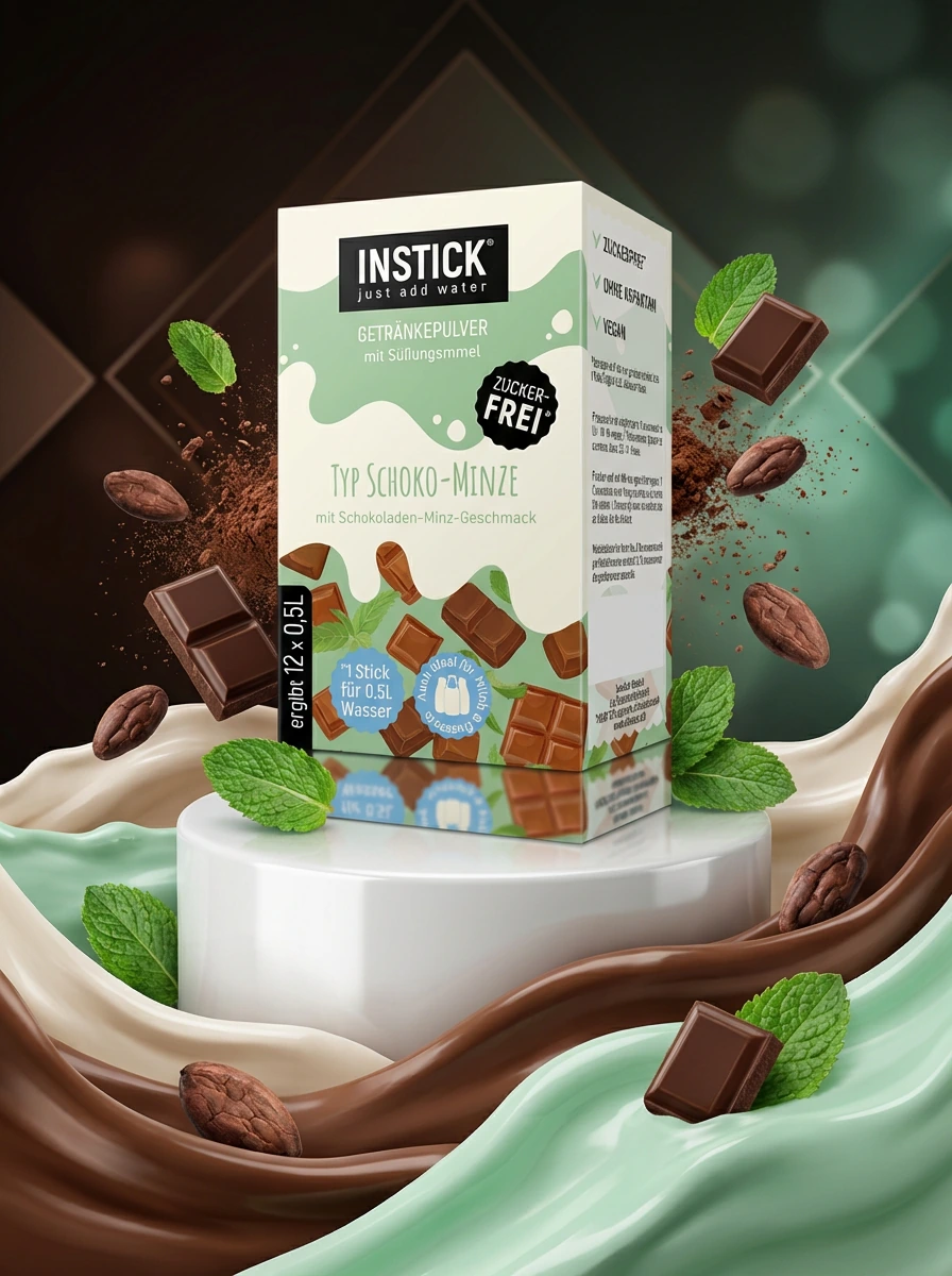 Sugar-Free Chocolate & Mint Milk Drink, 12 Sticks &times; 0.5 L — Alternate product image